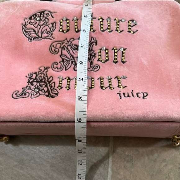 Vintage Y2K Juicy Couture Once Upon A Time Baby Pink Makeup Bag and Travel Case - Picture 2 of 12